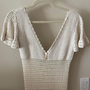 She made me neha crochet dress